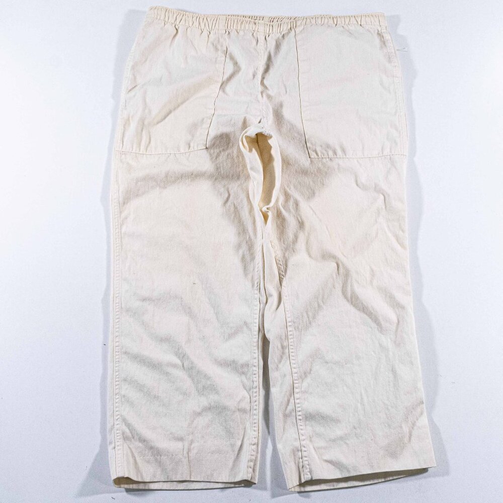 VTG 80s Polo Ralph Lauren Chino Pants XL Made in USA Drawstring Beige